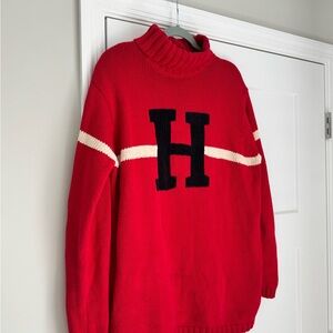 90s Tommy Hilfiger varsity turtleneck sweater